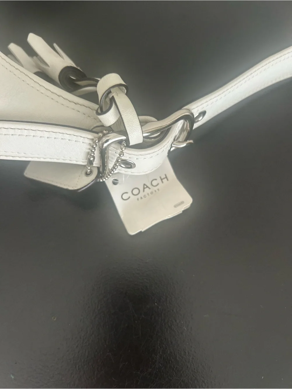 Coach Legacy White Leather Hobo Shoulder Bag F10280 NWT Vintage Rare